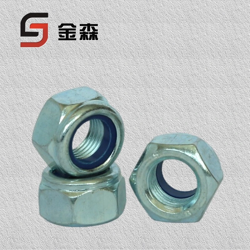 High-Strength Hexagonal Thickened Nylon Self-Locking Nut Nut Nut Lock Lock Nut Titanium/Titanium Alloy 9.8level