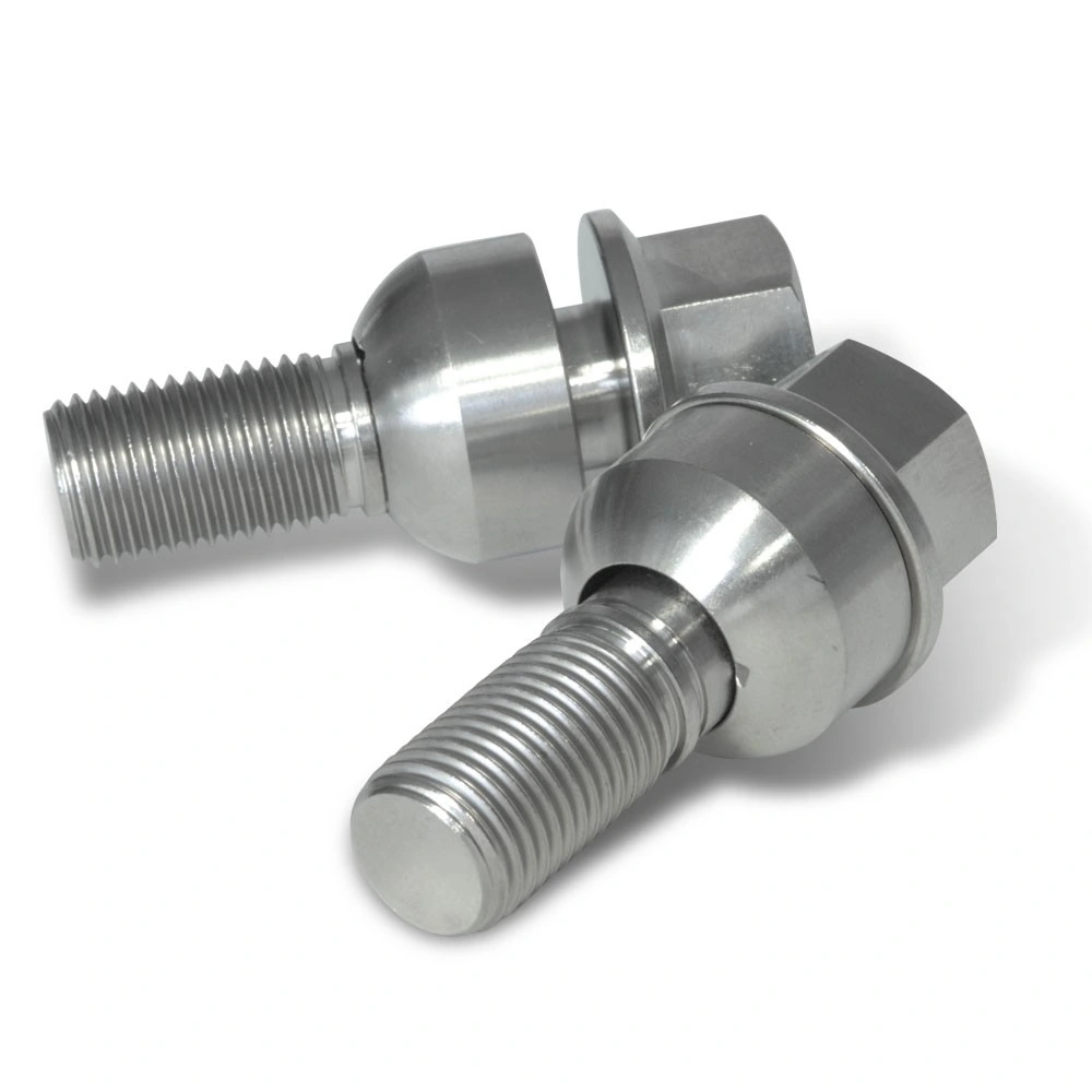 CNC Milling Custom Titanium Ti Hex Head Flange Bolt