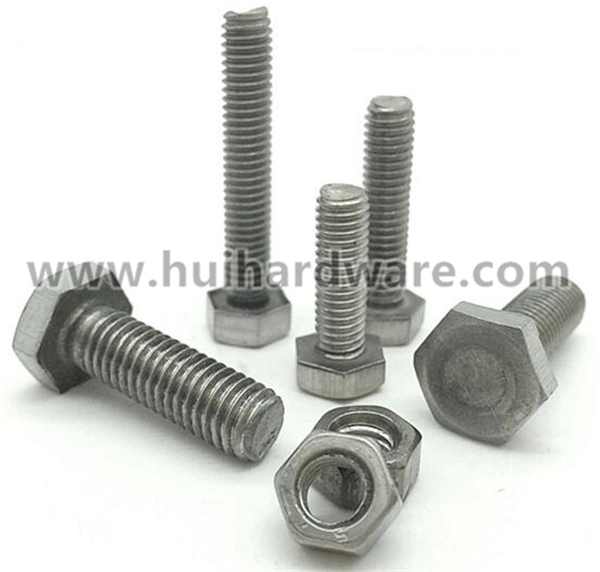 High Quality Gr2 Gr5 Titanium Hex Bolts with Full Threaded