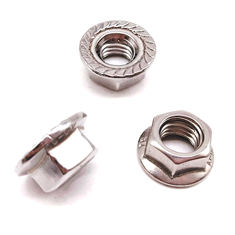 High Strength Titanium Hexagon Flange Nuts M12/M16/M18/M20 Nuts